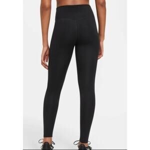 Nike One Mid Rise Leggings Black Training Leggings RN#56323 Womens Small S